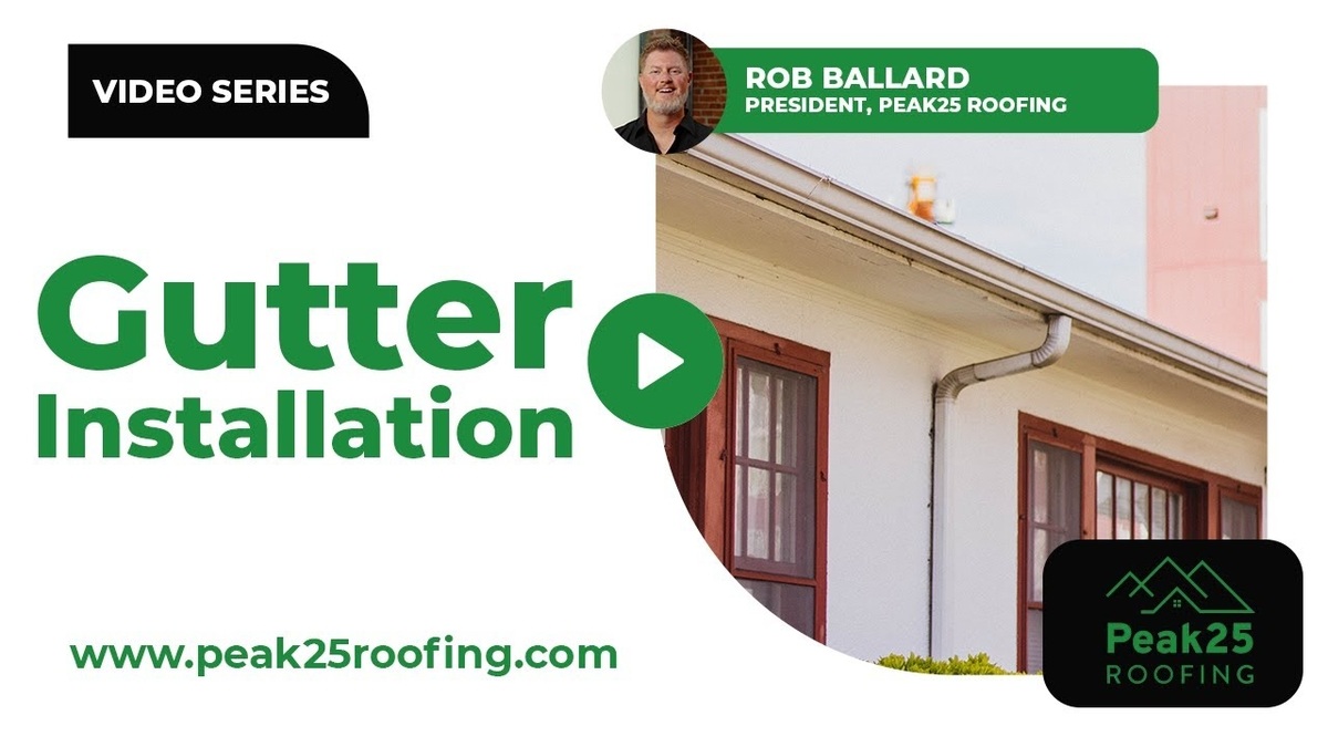 gutter installation