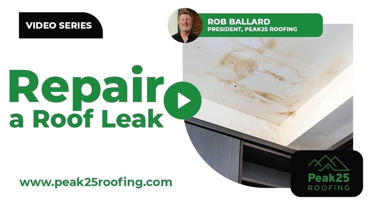 reapair a roof leak