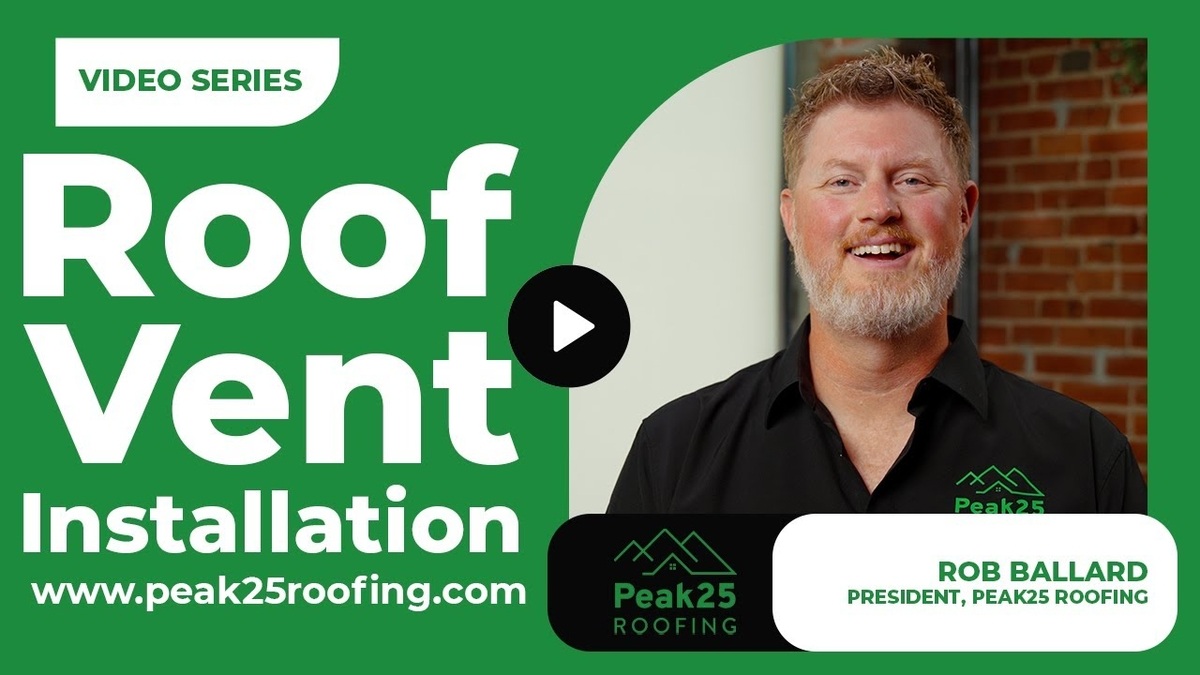 roof vent installation