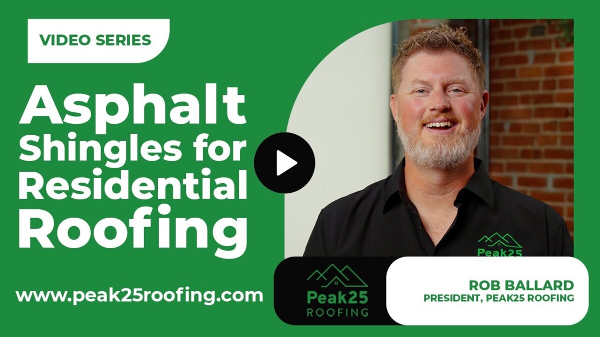 asphalt shingles for residential roofing