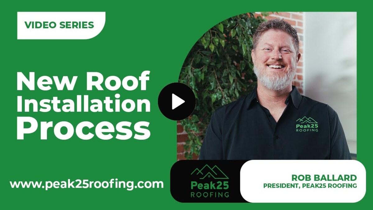 new roof installation process