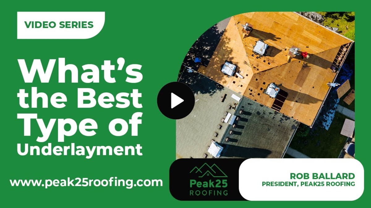 underlayment for shingles