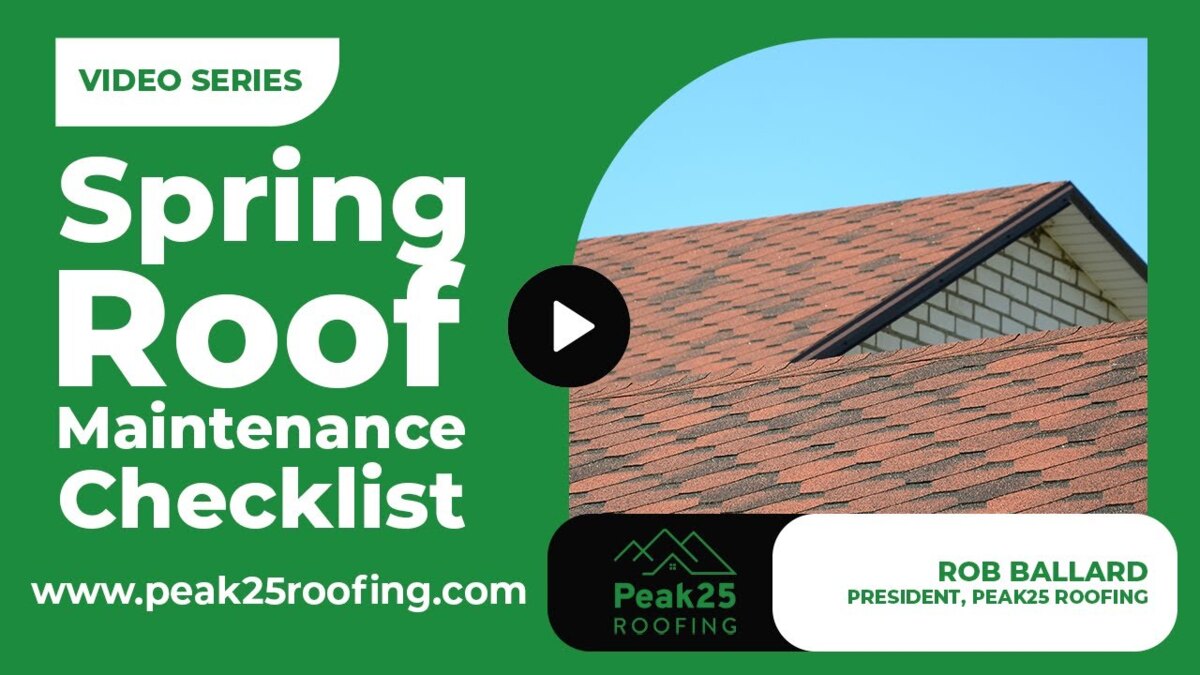 roof maintenance checklist