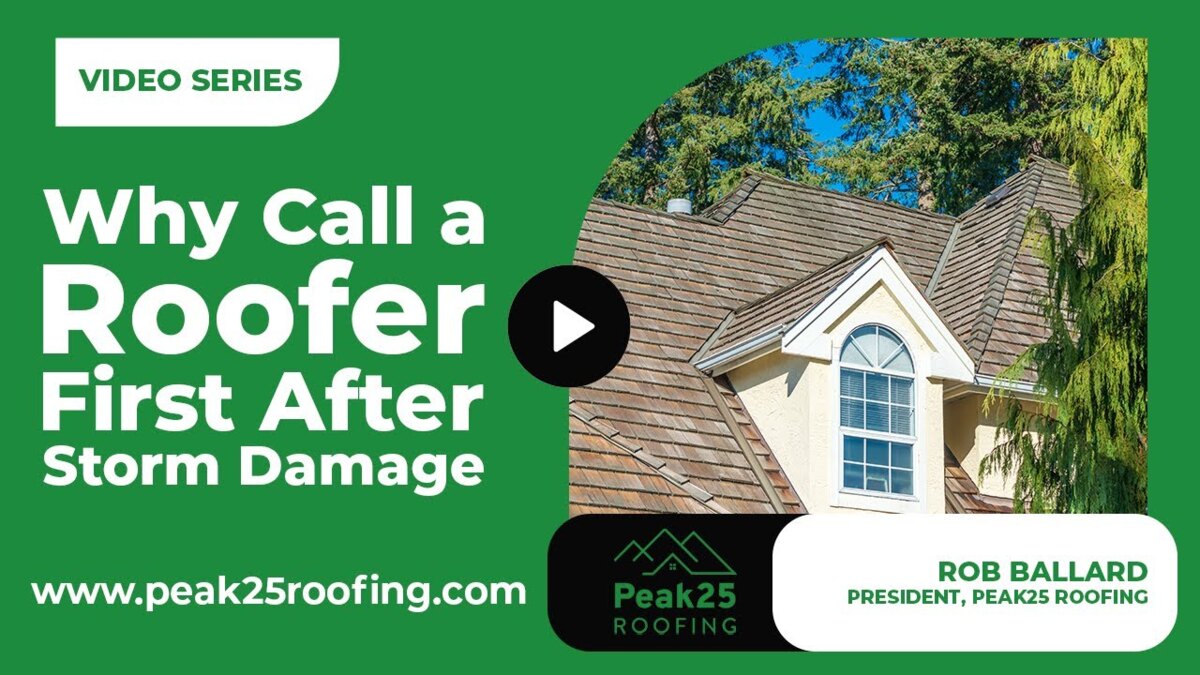 call a roofer after a storm damage