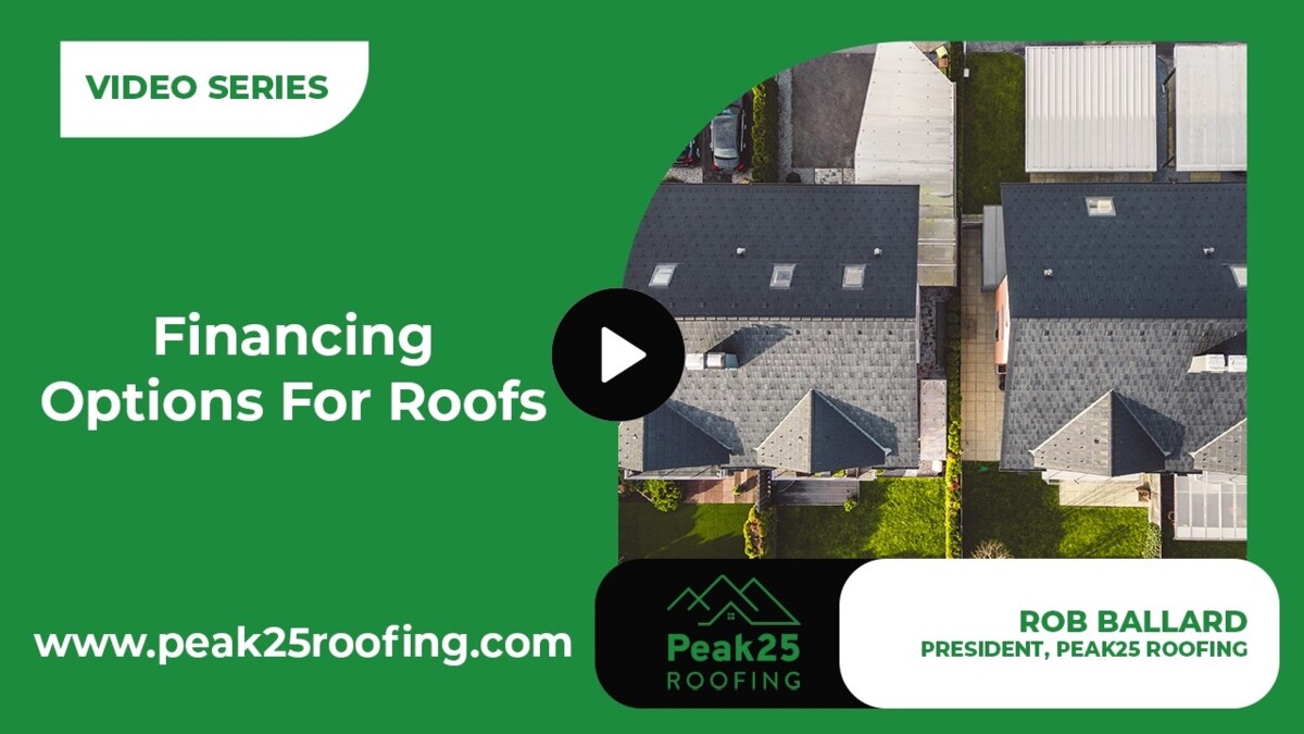 roof financing options