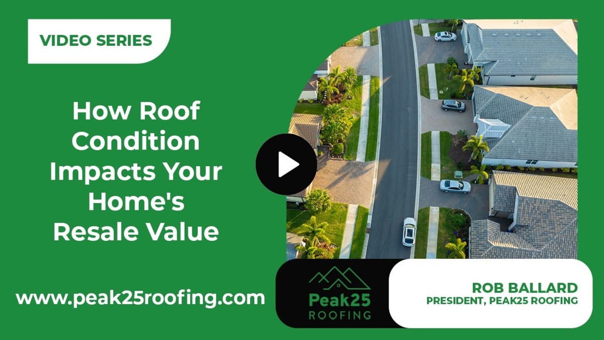 roof condition impacts home's resale value