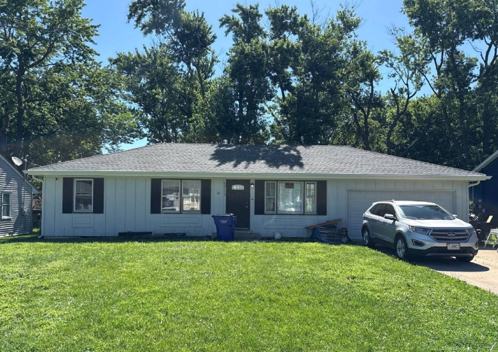 After: the same view from the street