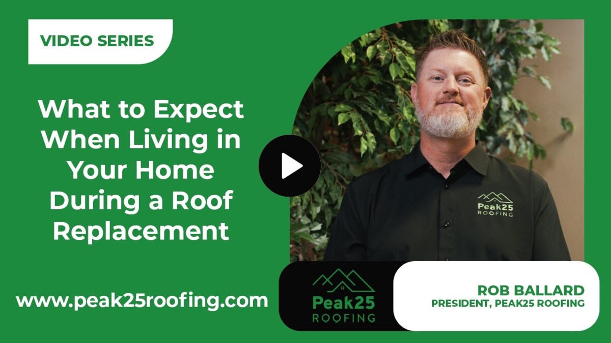 living in your home during a roof replacement