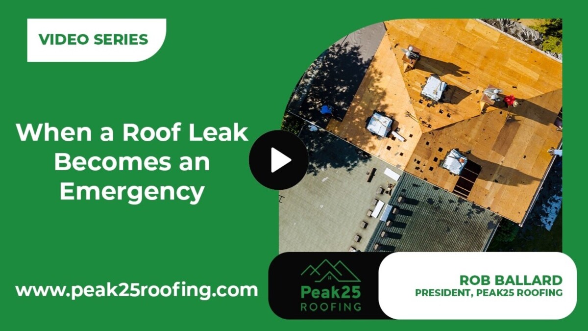 roof leak emergency